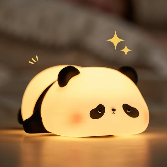 max panda night light, front close up view