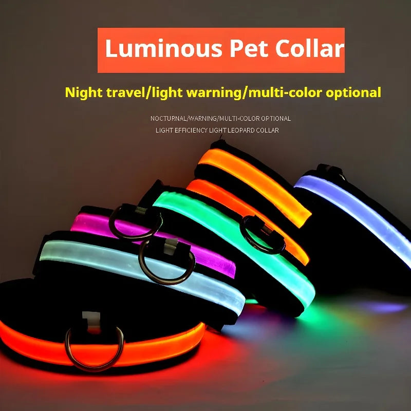 Glow-in-the-Dark Pet Collar